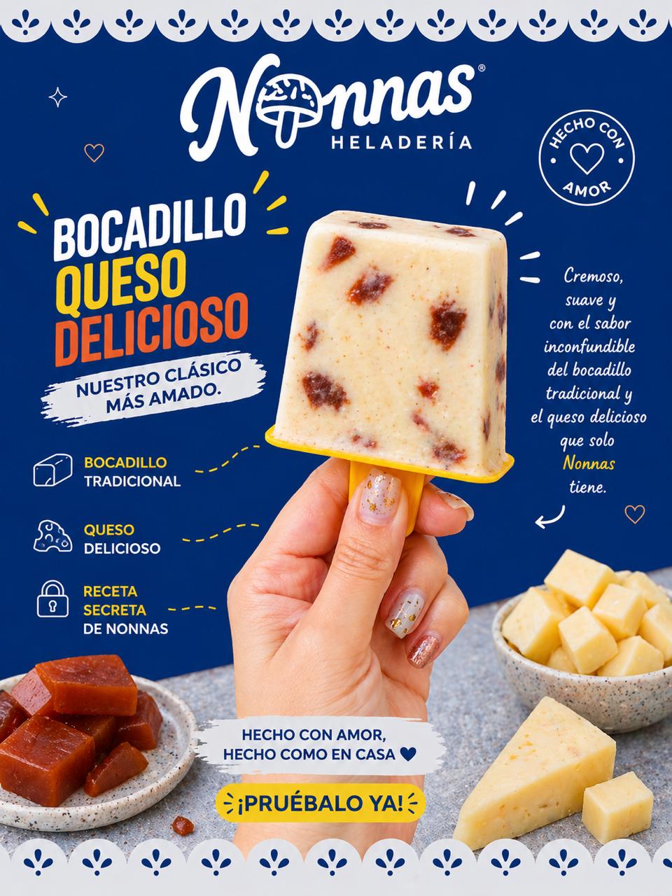 Bocadillo queso